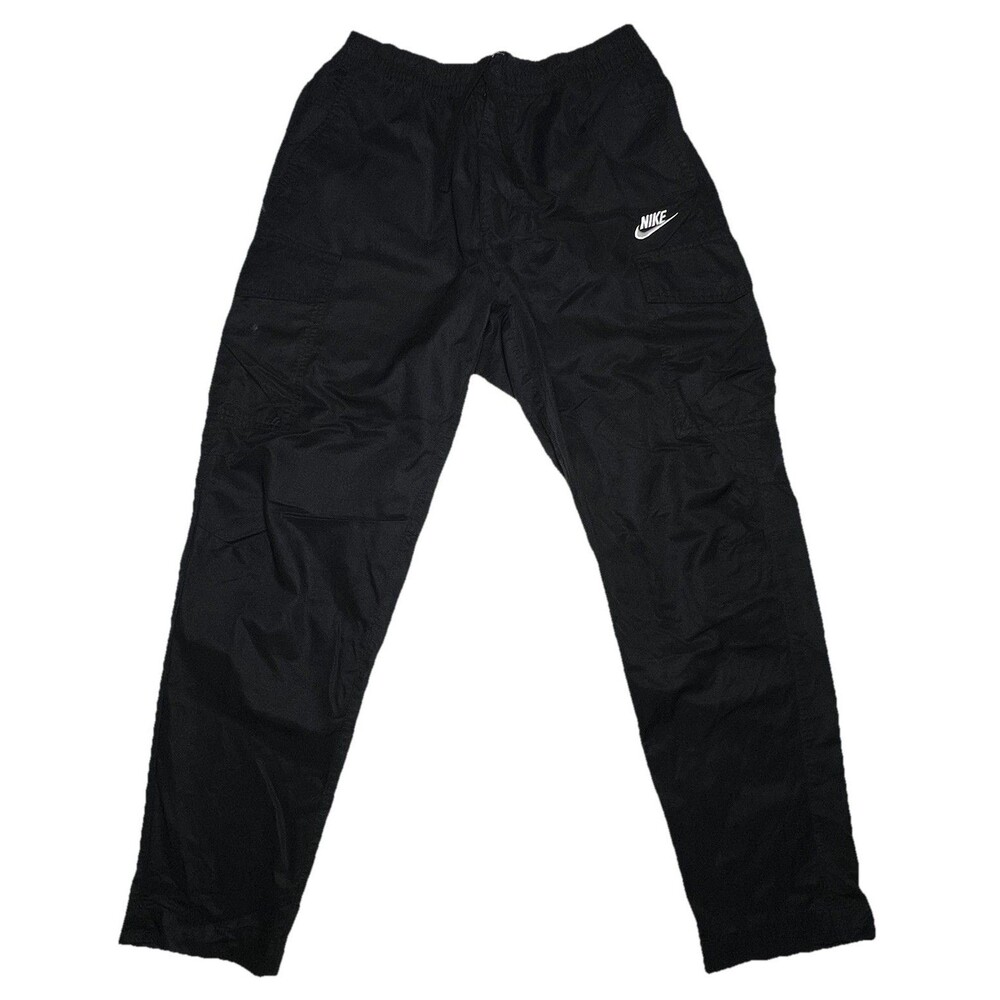 Nike Men's Unlined Utility Cargo Joggers Large Black Pockets DD5207-010